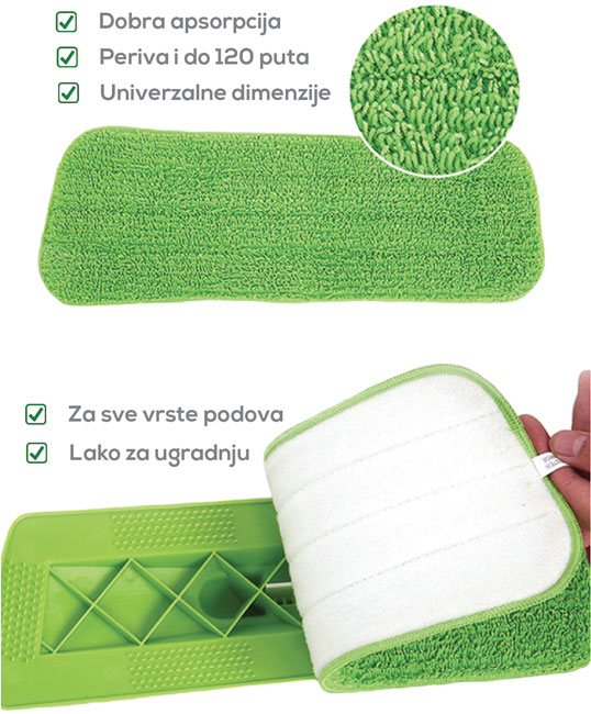 Džoger sa raspršivačem Spray Mop - pogled 4