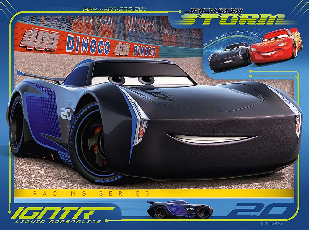 Ravensburger puzzle 72 dela - Cars, 4 u 1 06894 - pogled 4