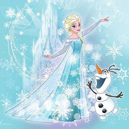 Ravensburger puzzle 110 delova  - Frozen, 3 u 1  07003 - pogled 4