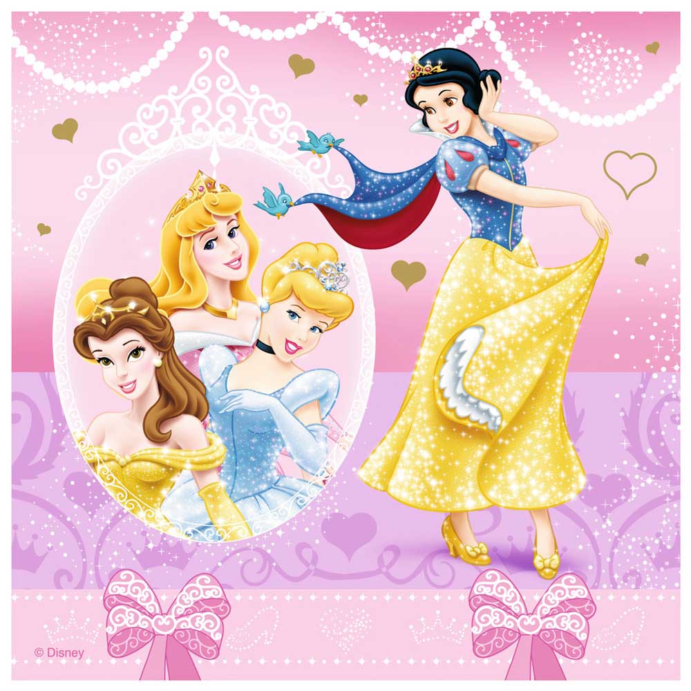 Ravensburger puzzle 43 dela -  4u1 Diznijeve princeze, 07132 - pogled 4