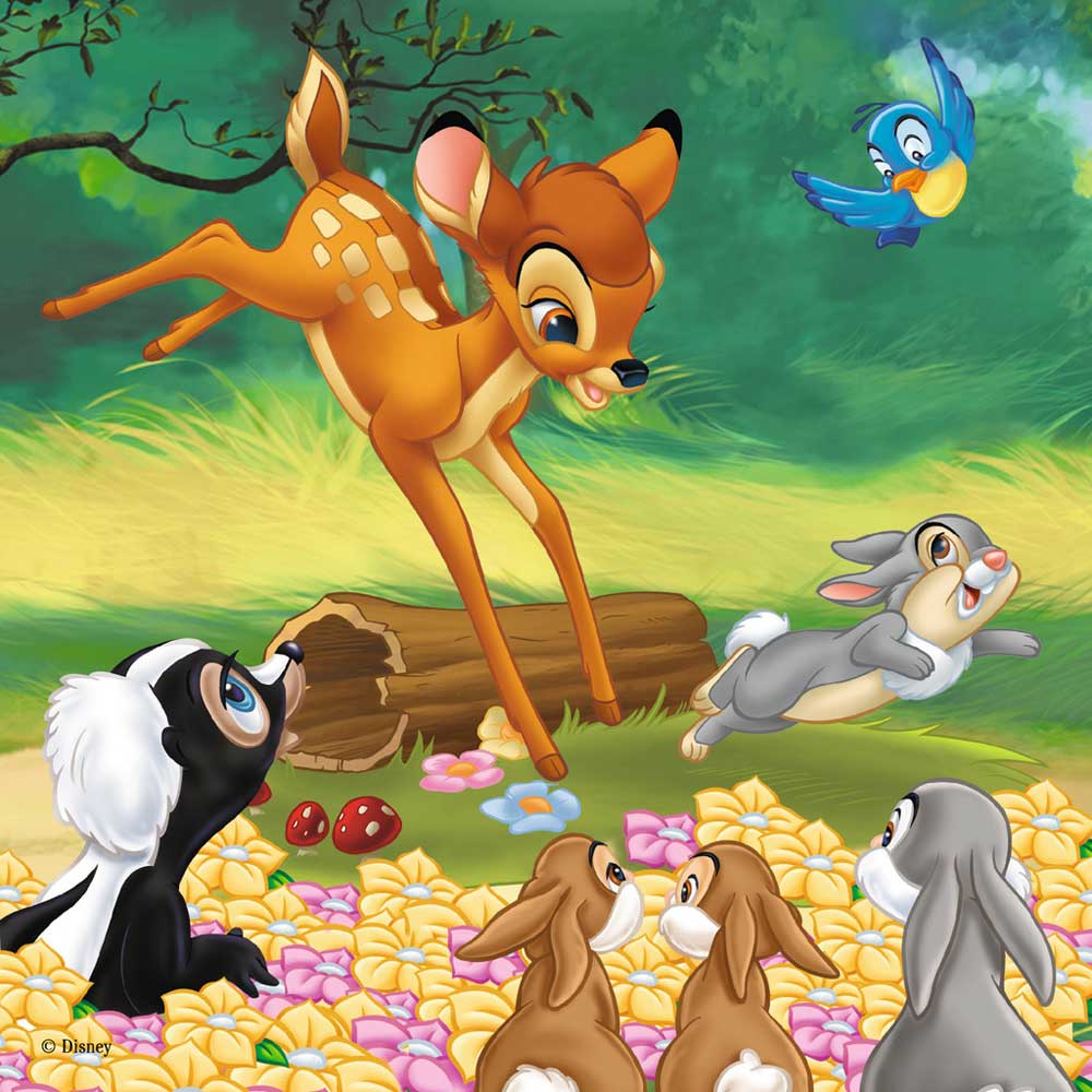 Ravensburger puzzle 110 delova - 3u1 Bambi 07210 - pogled 4