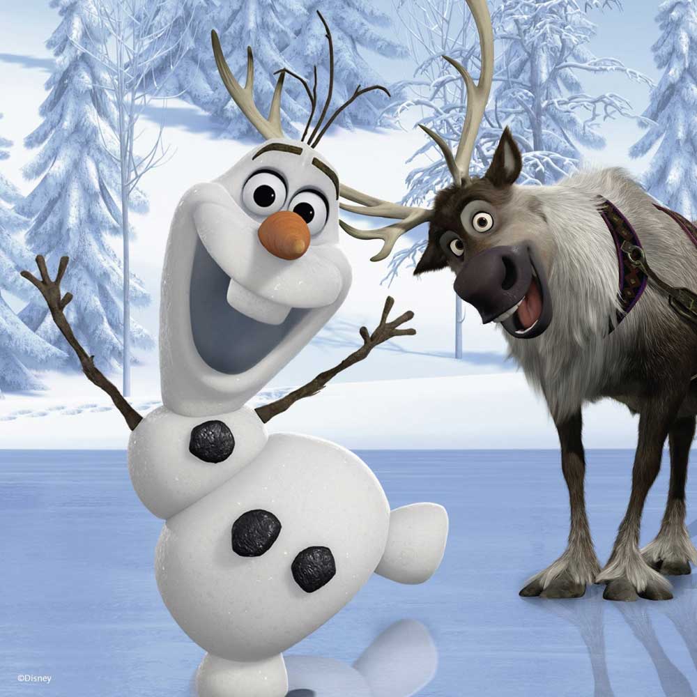 Ravensburger puzzle 110 delova - 3u1  Frozen 07276 - pogled 4