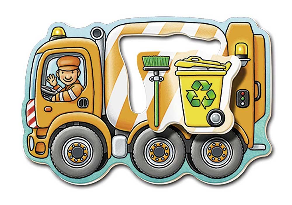 Ravensburger puzzle 12 delova - 6 u 1,vozila 07367 - pogled 4