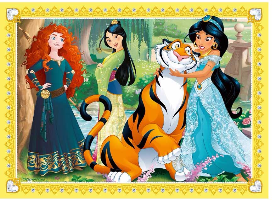 Ravensburger puzzle 72 dela - 4u1 Diznijeve princeze 07397 - pogled 4