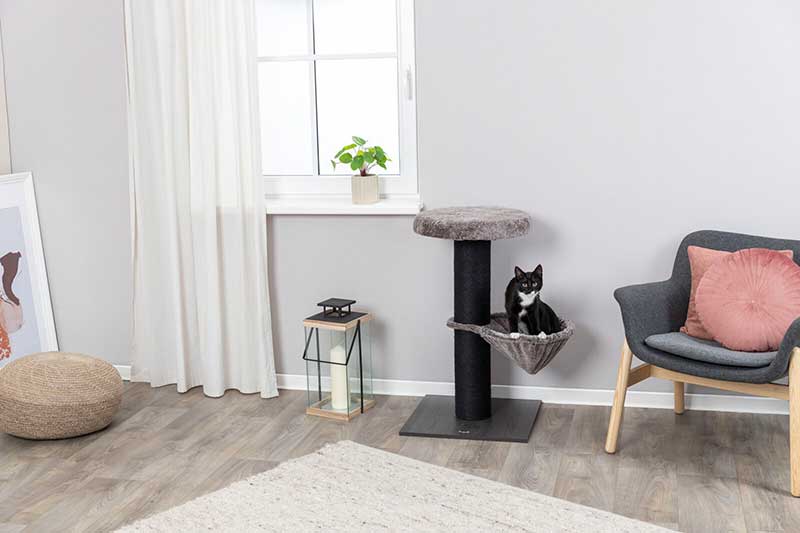 Stubna grebalica za mačke sa ležaljkom Mauricio 84cm Trixie 44458 - pogled 4