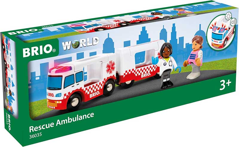 Ambulatni spasilački voz BRIO 36035 - pogled 4