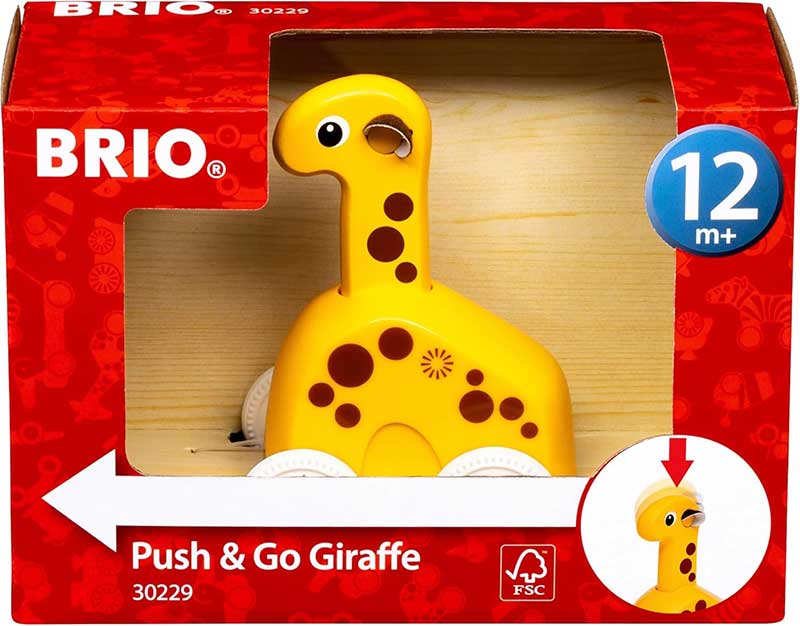 Igračka Žirafa Push and Go BRIO 30229 - pogled 4