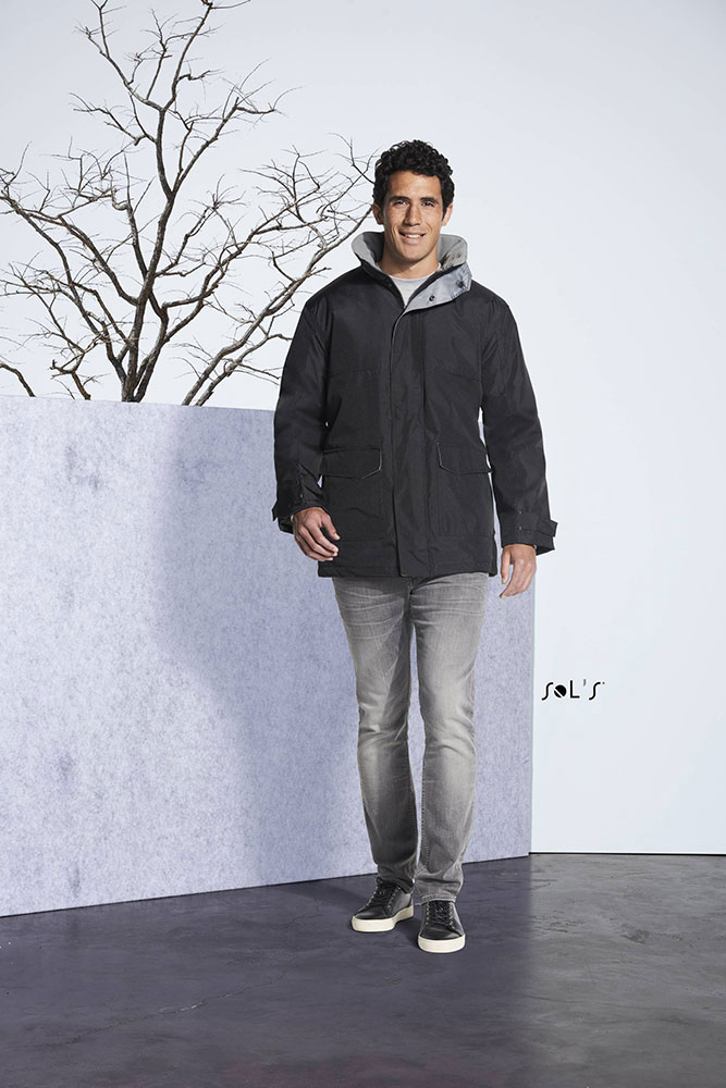 Sols Jakna parka - uniseks - Record Black veličina XS 43500 - pogled 4