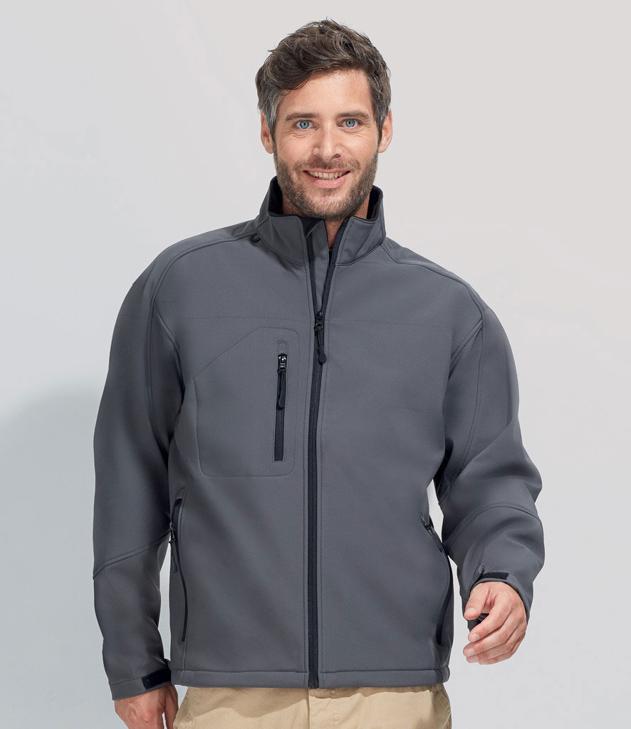 Sols Softshell muška jakna Relax Red XL 46600 - pogled 4