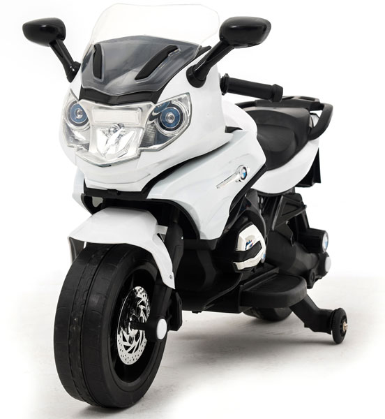 Dečiji motor na akumulator veliki beli 12V - pogled 4