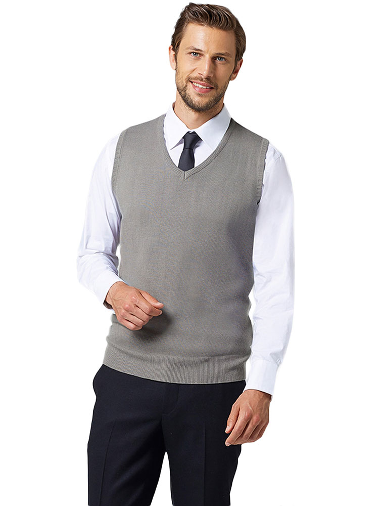 Sols Prsluk - pulover uniseks Gentleman Navy veličina XXL 00591 - pogled 4