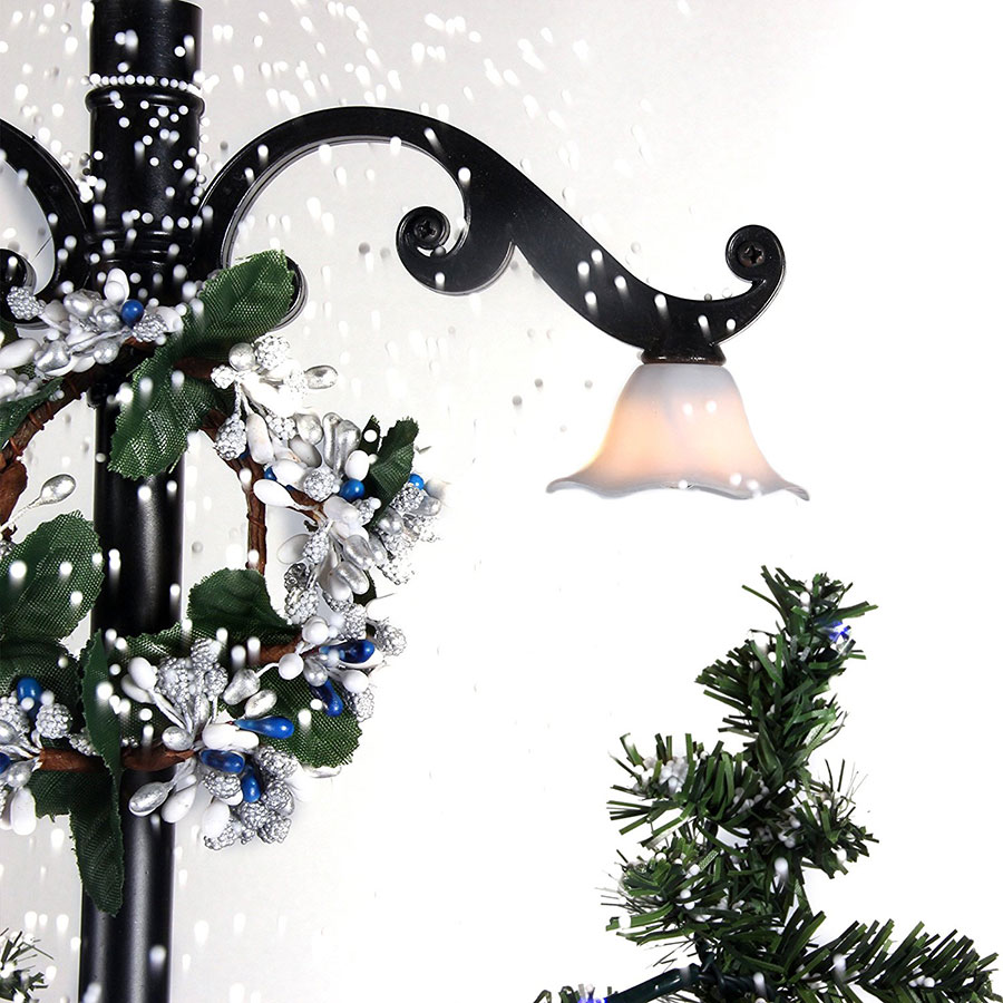 Novogodišnja Dekoracija 75 cm - Lampa, Sneg, Jelke, Sneško, Kišobran - pogled 4