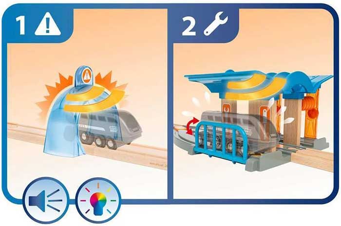 BRIO igračka Smart Tech Servis stanica za vozove 33975 - pogled 4