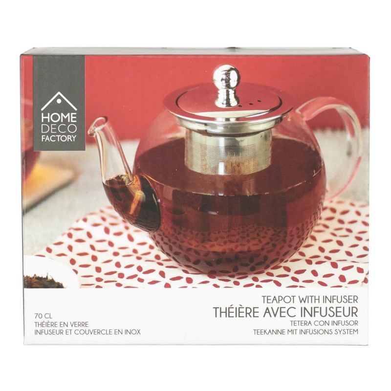 Stakleni čajnik sa infuzerom 700ml - pogled 4
