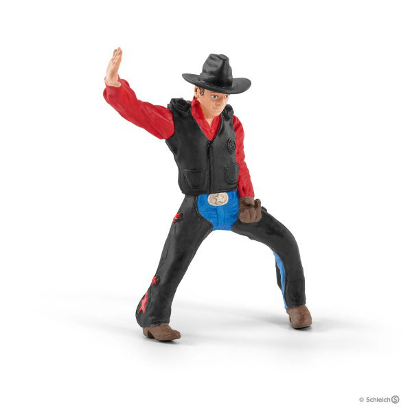 Schleich Figurice Domaće životinje - Rodeo - Kauboj na leđima bika u areni 41419 - pogled 4