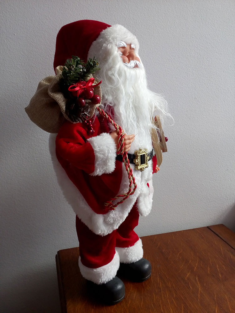 Deda Mraz Sa Sankama 43 cm - pogled 4