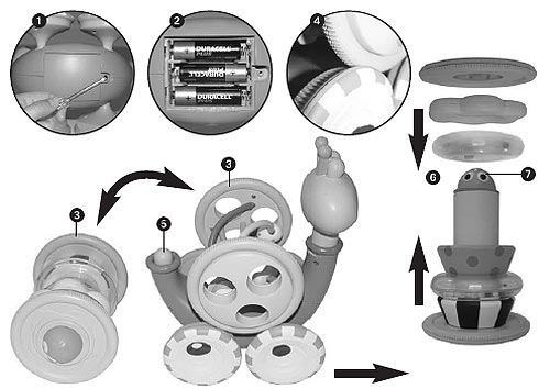 Tomy Muzički Puž TM2077 - pogled 4