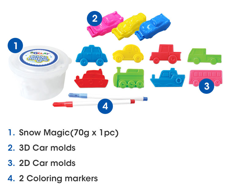 Amos Glina Snow Magic set za pravljenje i bojenje IC0108 - pogled 4