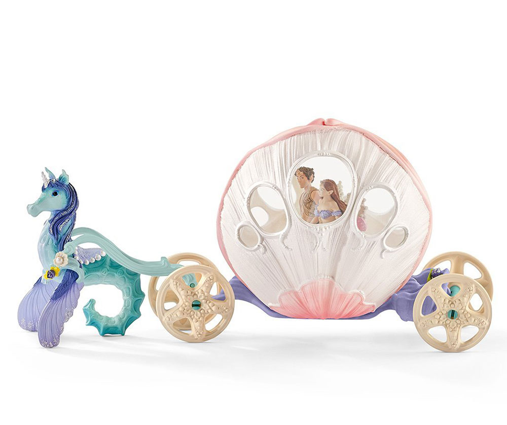 Schleich Figurice Bayala - Kraljevska kočija školjka 41460 - pogled 4