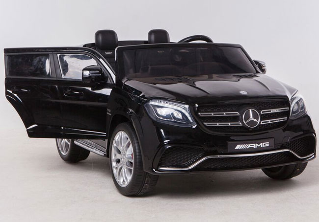 Dečiji automobil na akumulator Dvosed Mercedes GLS 63 AMG Crni - pogled 4