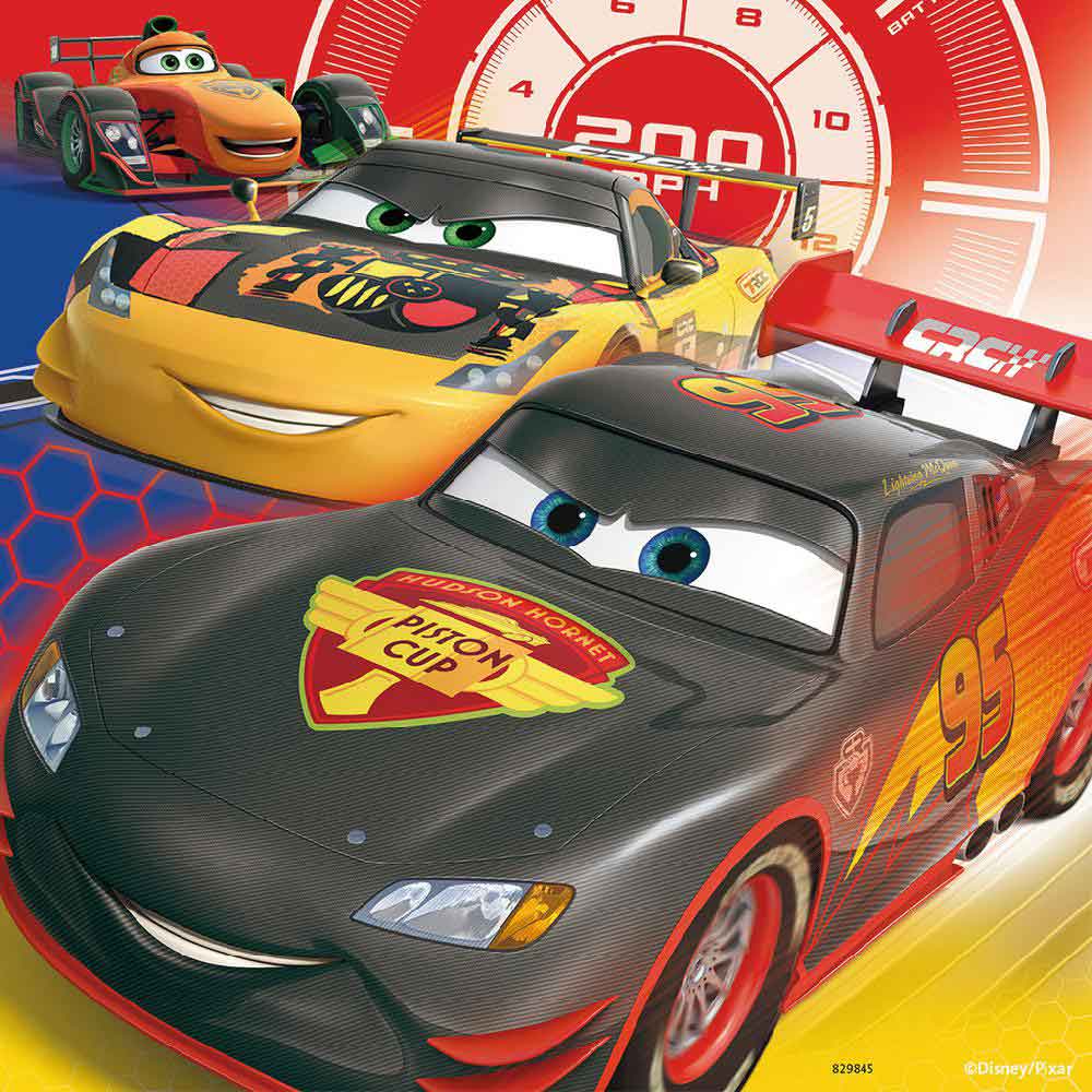 Ravensburger puzzle Dečije puzle - 3x49 - Disney - PIXAR - Cars - Adventure On The Road 3x49 delova RA08001 - pogled 4