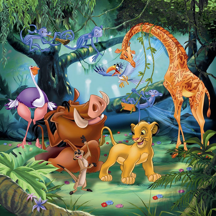 Ravensburger puzzle Dečije puzle - 3x49 - Disney - Animal Friends - Bambi, Balu i Simba   3x49 delova RA09365 - pogled 4