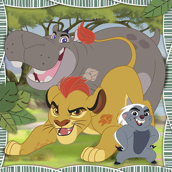 Ravensburger puzzle Dečije puzle - 3x49 - Disney - Disney Junior - The Lion Guard   3x49 delova RA09348 - pogled 4