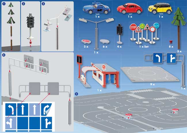 Siku Grad sa ulicama i autićima SikuWorld 5501 - pogled 4