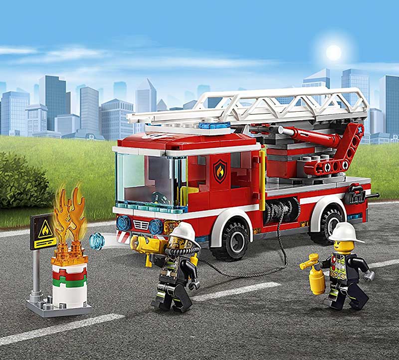 LEGO® City kocke Vatrogasni kamion 60107 - pogled 4