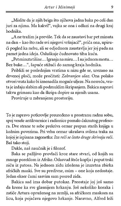 Artur I Minimoji, Lik Beson - pogled 4