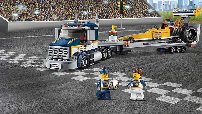 LEGO® City kocke Vozila - Transport dragstera 60151 - pogled 4