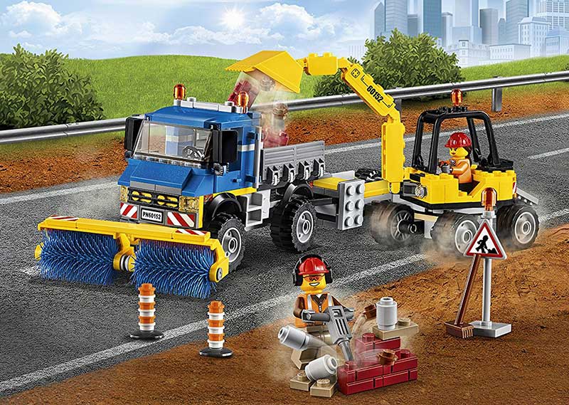 LEGO® City kocke Vozila - Bager i kamion za čišćenje 60152 - pogled 4