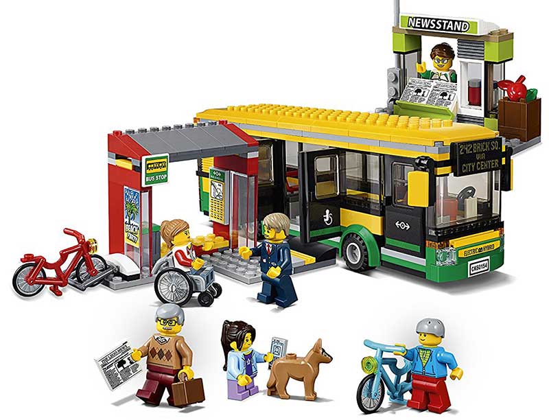LEGO® City kocke - Autobuska stanica 60154 - pogled 4