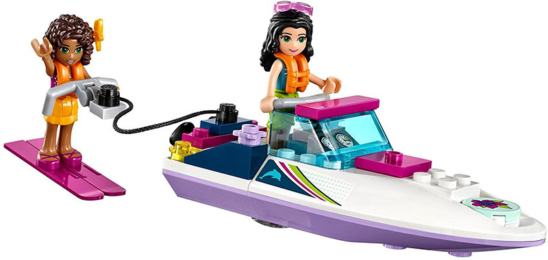 LEGO® FRIENDS kocke Andreas Speedboat Transporter – Andrein gliser 309 delova 41316 - pogled 4