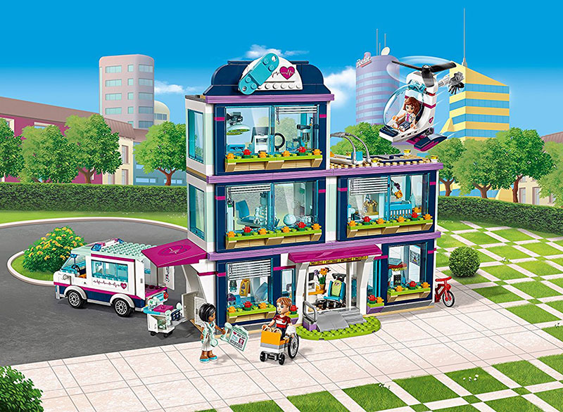 LEGO® FRIENDS kocke Heartlake Hospital – Hartlejk bolnica 871 deo 41318 - pogled 4