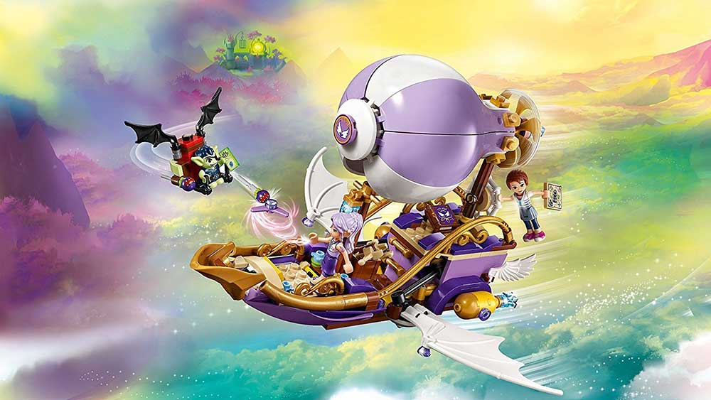 LEGO® Elves kocke  Airas Airship and the Amulet Chase - Ajrin dirižabl i potraga za amajlijom  343 dela 41184 - pogled 4