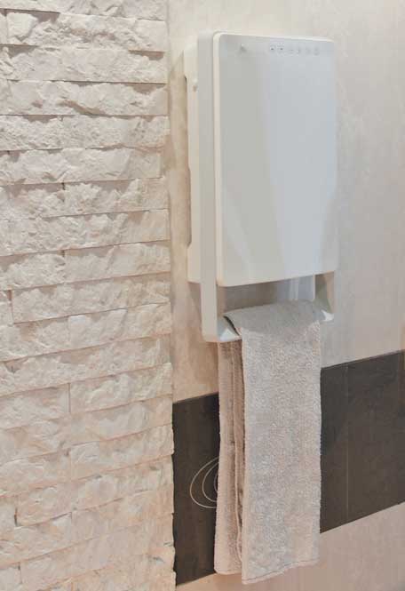 Grejalica za kupatilo sa sivim držačem peškira Touch Grey - pogled 4