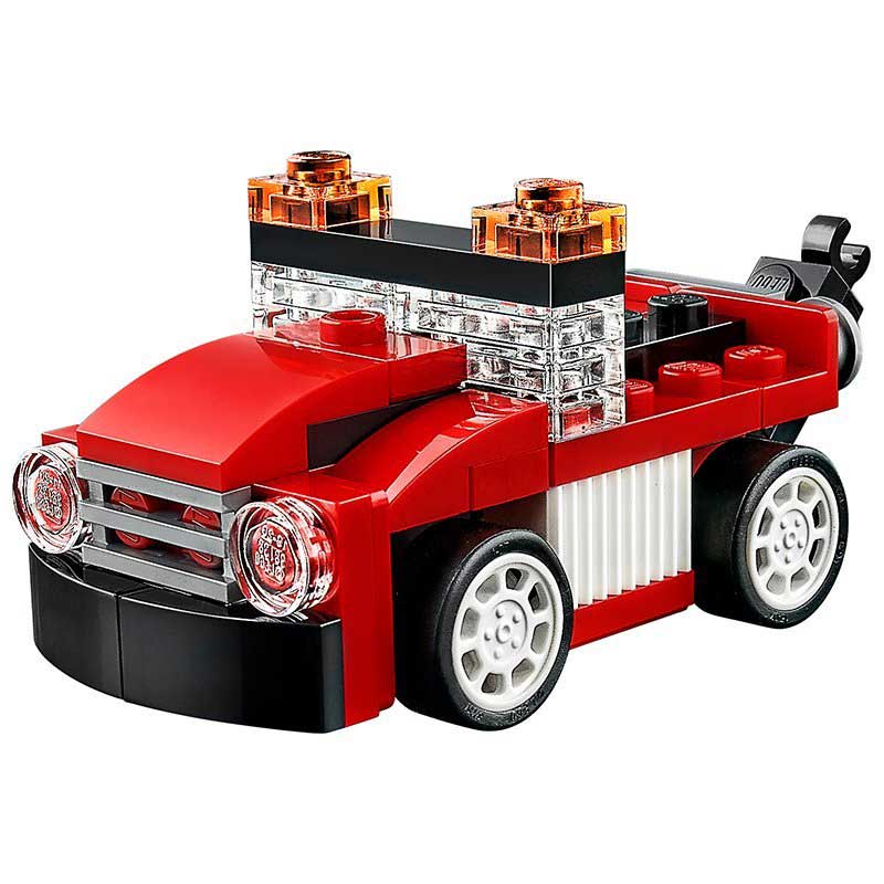 LEGO® Creator kocke 3 in 1 - Red racer - Crveni trkač 72 dela  31055 - pogled 4