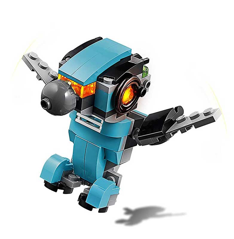 LEGO® Creator kocke 3 in 1 - Robo Explorer – Robo-istraživač 205 delova  31062 - pogled 4