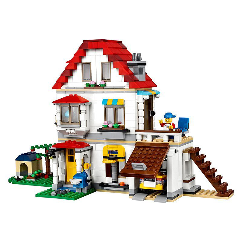 LEGO® Creator kocke 3 in 1 - Modular Family Villa – Porodična vila 728 delova 31069 - pogled 4