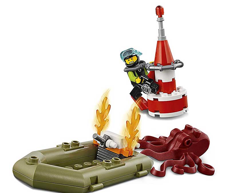 LEGO® City kocke 4 x 4 Response Unit - Obalska straža: Spasilačka jedinica  347 delova 60165 - pogled 4