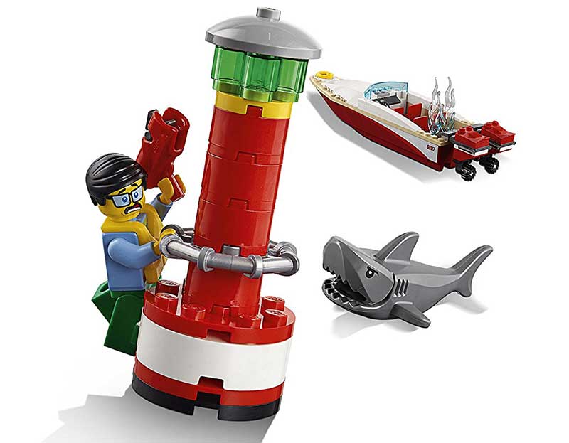 LEGO® City kocke Coast Guard Head Quarters - Obalska straža: Štab Obalske straže  792 dela 60167 - pogled 4