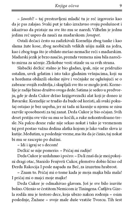 Knjiga Očeva, Mikloš Vamoš - pogled 4