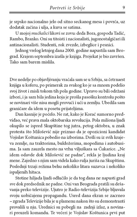 Portreti Iz Srbije, Osne Sejerštad - pogled 4