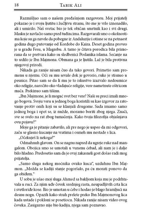 Knjiga O Saladinu, Tarik Ali - pogled 4