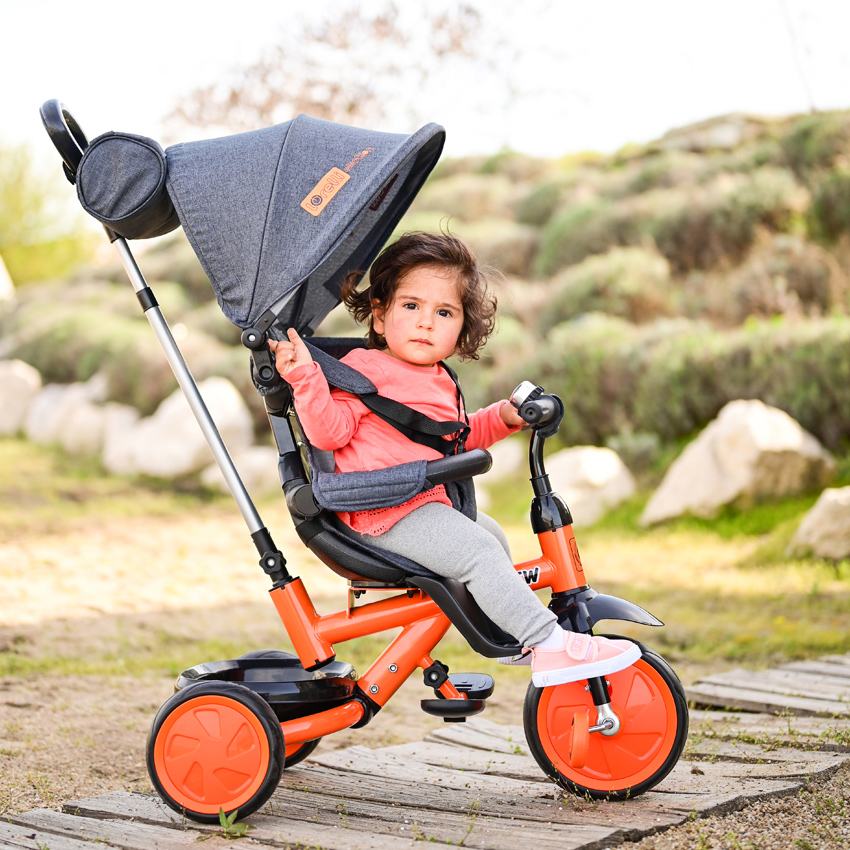 Lorelli Tricikl sa dva smera upravljanja Lucky Crew grey 10050610005 - pogled 4