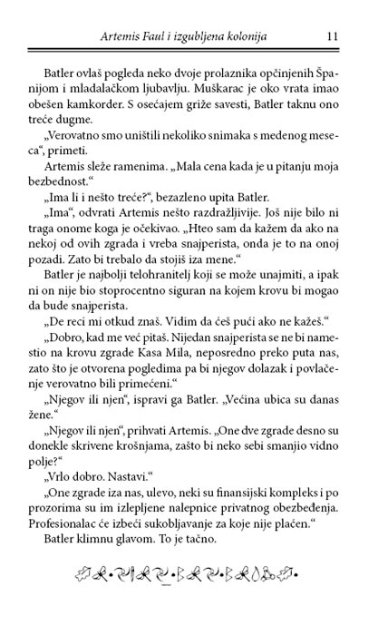 Artemis Faul : Izgubljena Kolonija, Oin Kolfer - pogled 4