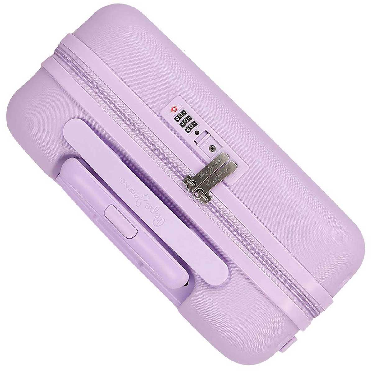 Koferi za putovanja 70cm i 55cm Pepe Jeans Accent pink 76995 - pogled 4