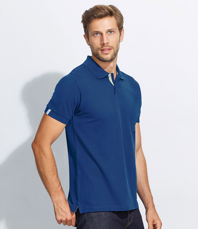 Sols Portland Muška majica sa kragnom vel. 3XL French Navy 00574 - pogled 4