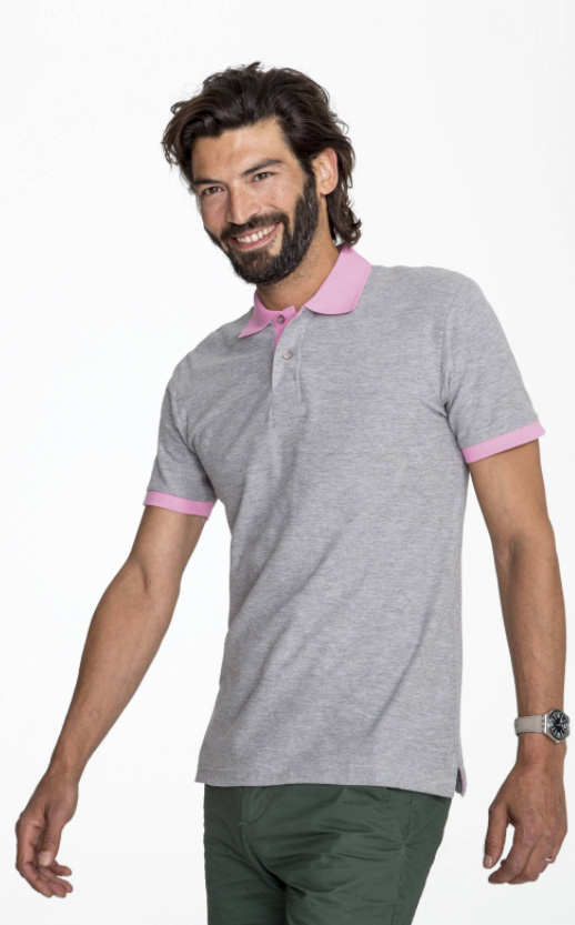 Muška majica sa kragnom veličina M Sols Prince Black/Grey 11369 - pogled 4